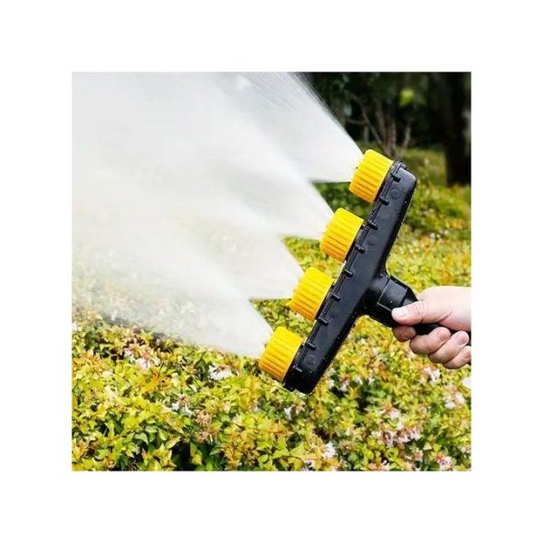 4-Head Agriculture Atomizer Nozzles Home Garden Lawn Water Sprinklers Farm Vegetables Irrigation Spray Adjustable Nozzle Tool