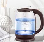 Glass Water Kettle with LED Lighting - Image 3