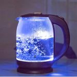 Glass Water Kettle with LED Lighting