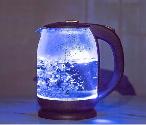 Glass Water Kettle with LED Lighting
