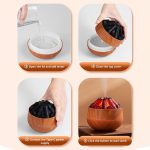 Charcoal Fire Humidifier with Flame LED - Image 5