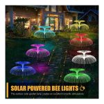 7 Colors LED Solar Lights,Garden Lawn Lights,Yard Spotlights