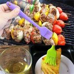 8pcs Silicone Barbeque Brush Cooking BBQ Heat Resistant Oil Brushes