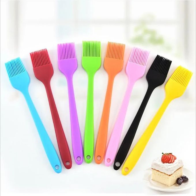 8pcs Silicone Barbeque Brush Cooking BBQ Heat Resistant Oil Brushes