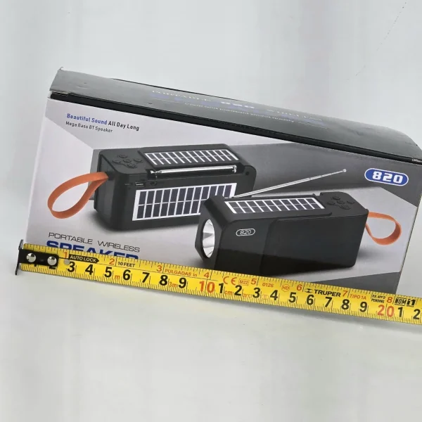 Lote # 84 Parlante Bluetooth de carga Solar o usb