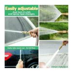 Adjustable multi-purpose cleaning high-pressure water nozzle