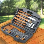 BBQ Kit Barbecue Steel Set Spatula Skewer Fork