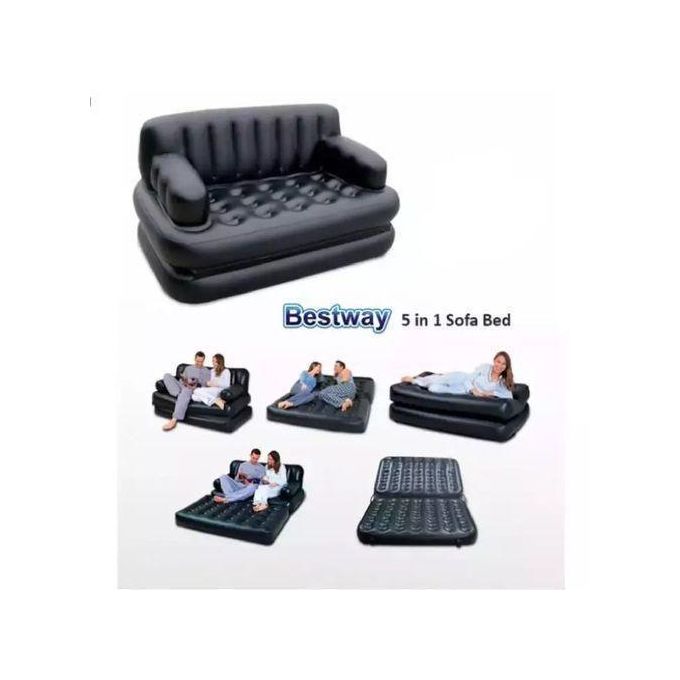 Bestway 5 N 1 Inflatable 2-seater Sofa-bed With Pump
