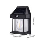 Bk Solar Power Light Sensor Wall Light Garden Solar interaction wall light