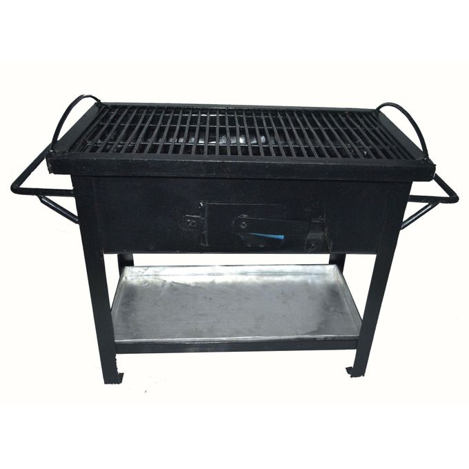 Black Heavy duty Barbecue grill size 12X30 Inches
