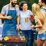 Charcoal Grill, BBQ Grill Folding Portable Lightweight smoker Grill, Barbecue Grill Small desk Tabletop Outdoor Grill for Camping Picnics Garden Beach Party