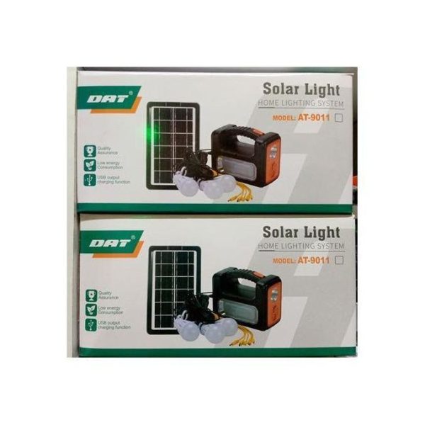 Dat Home Solar Lighting System With FM Radio AND 4 BULBS