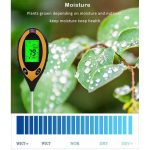 Digital Soil PH Meter 4 IN 1 (PH/Temperature/Moisture/Sunlight) Tester kit