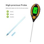 Digital Soil PH Meter 4 IN 1 (PH/Temperature/Moisture/Sunlight) Tester kit