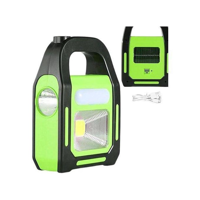 Dp Light Hurry bolt Solar or Electric Rechargeable Emergency Light Lamp with Three Lighting Modes