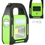 Dp Light Hurry bolt Solar or Electric Rechargeable Emergency Light Lamp with Three Lighting Modes