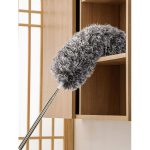 Extra Long Telescopic Microfiber Duster with Bendable Head, Extendable Pole for High Ceiling Fans, Cobwebs, and Hard-to-Reach Areas