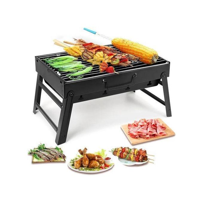 FOLDABLE PORTABLE BARBECUE CHARCOAL GRILL-BBQ GRILL