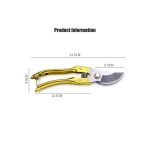 Garden Pruning Shear Portable Twig Repair Scissors Sharp Fence Clippers Tree Trimmers Gardening Tool Pruner