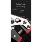 Gardening Pruners Hand Guard Rough Branch Scissors - Black