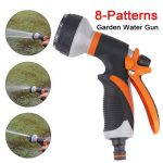 High Pressure Jet Spray 8 Modes Garden Spray Irrigation Watering Nozzle For Lawn/Garden Watering Car Cleaning & Home Use