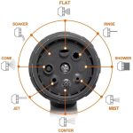 High Pressure Jet Spray 8 Modes Garden Spray Irrigation Watering Nozzle For Lawn/Garden Watering Car Cleaning & Home Use