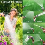 High Pressure Jet Spray 8 Modes Garden Spray Irrigation Watering Nozzle For Lawn/Garden Watering Car Cleaning & Home Use