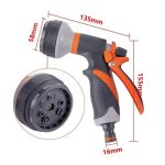High Pressure Jet Spray 8 Modes Garden Spray Irrigation Watering Nozzle For Lawn/Garden Watering Car Cleaning & Home Use