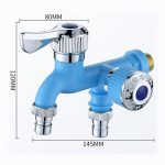 Home Outdoor Dual Control Faucet (Blue)