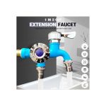 Home Outdoor Dual Control Faucet (Blue)
