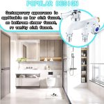 Home Outdoor Dual Control Faucet (Blue)