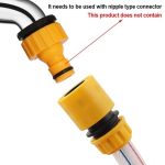 Hose Pipe Connector 1/2" Inch Garden Car Water Tap Adapter & Fitting Hosepipe Coupling.