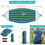 Hot Sale Hammock Outdoor Portable Canvas Load Capacity Up To 200KG, MULTICOLOR