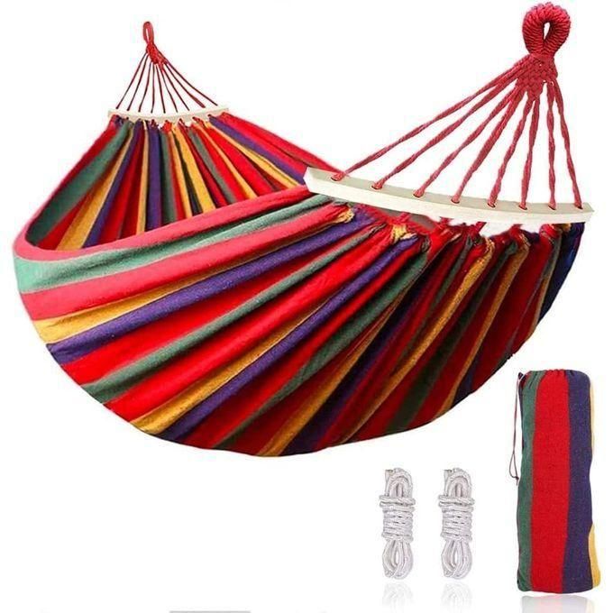 Hot Sale Hammock Outdoor Portable Canvas Load Capacity Up To 200KG, MULTICOLOR