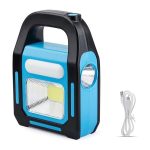 Hurry bolt Solar or Electric Rechargeable Emergency Light Lamp with Three Lighting Modes