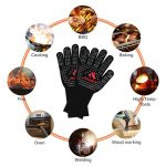 Inkbird Grill Gloves Extreme Heat Resistant Non-Slip Silicone Insulated Mitts