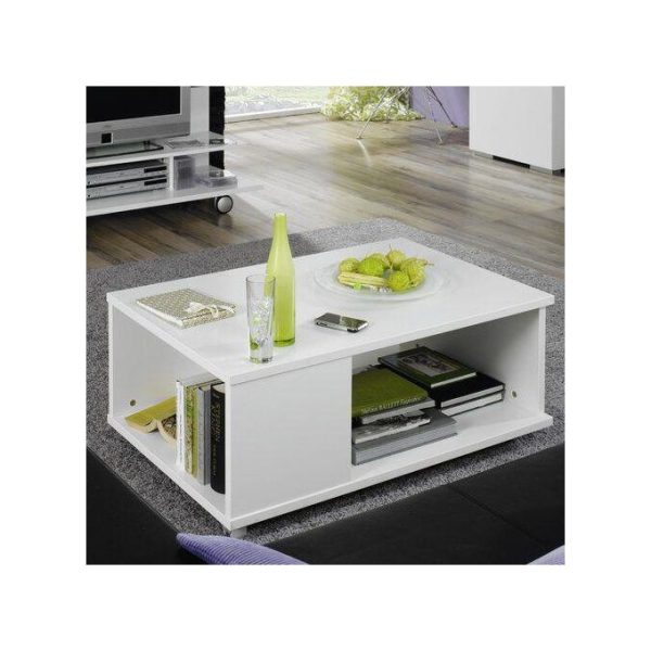 JUX Wooden Coffee Table with Storage