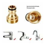 Kitchen Tap Adapter Joiner Universal Tap To Garden Hose Pipe Connector Mixer