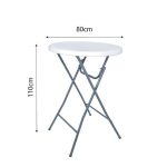 LASA PORTABLE HIGH-TOP FOLDING COCKTAIL TABLE