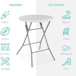 LASA PORTABLE HIGH-TOP FOLDING COCKTAIL TABLE