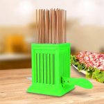 Meat Skewer Kit, 49 Holes PP Kitchen Kebab Box, Ease to Experience Barbecue