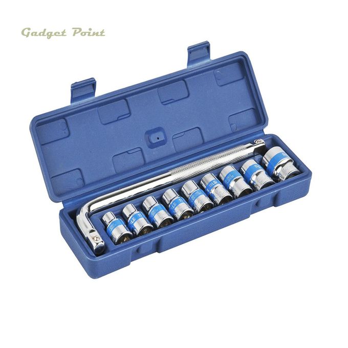 Mlg 10 Pcs Box Socket Spanner Set