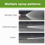 Multi-function High Pressure Garden Spray Nozzle Adjustable Manual Hose Nozzle Sprinkler Gardening Tool For Flower Grass Sprinkling Car Wash