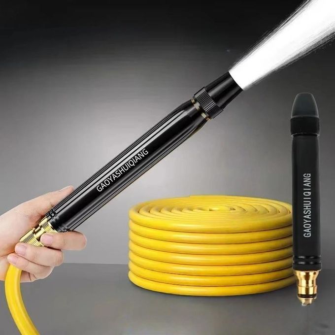 Multi-function High Pressure Garden Spray Nozzle Adjustable Manual Hose Nozzle Sprinkler Gardening Tool For Flower Grass Sprinkling Car Wash