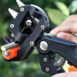 Mythco Professional Garden Tree Grafting & Pruning Tool Kit - 2-in-1 Pruner Shears with 3 Replaceable Blades for Fruit Tree Grafting and Plant Cutting