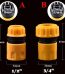 (Optional) 1/2" Or 3/4" Tap To Hose Pipe Connector Car Washing Machine Water Filter High Pressure Washer Quick Connection Garden Fitting