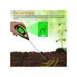 Original Source 4-in-1 Digital Soil Tester for Moisture, pH, Temperature, and Sunlight with LCD Display