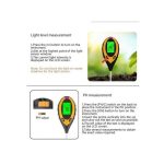 Original Source 4-in-1 Digital Soil Tester for Moisture, pH, Temperature, and Sunlight with LCD Display