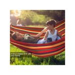 Outdoor Camping Hiking Garden Hammock Hanging Bed Stripes
