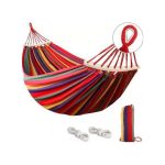 Outdoor Camping Hiking Garden Hammock Hanging Bed Stripes